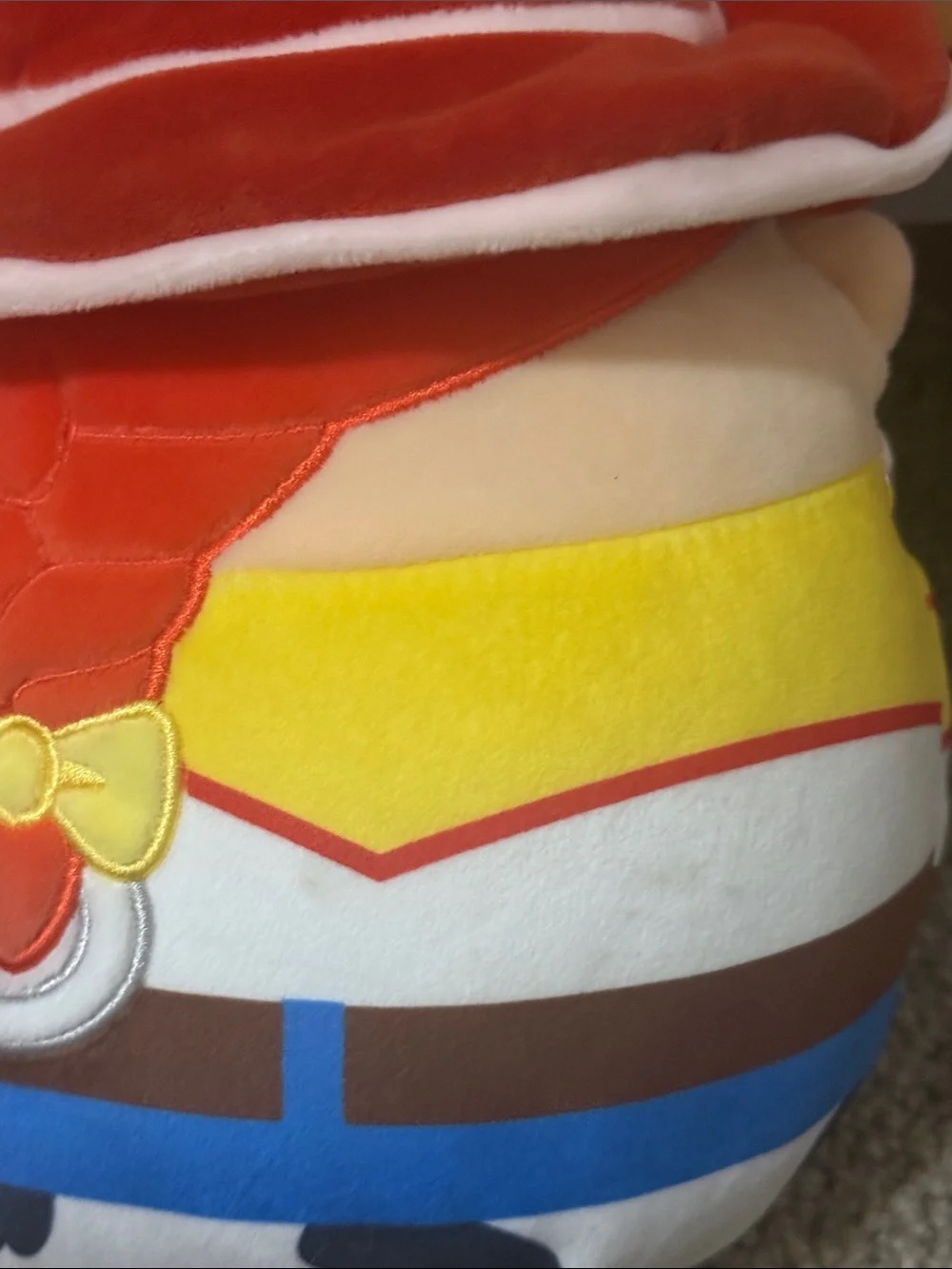 “Jessie”Cowgirl- Red Hair, Yellow Outfit squishmallow!